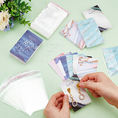 120Pcs 6 Styles Paper Display Cards CDIS-PH0001-53-1