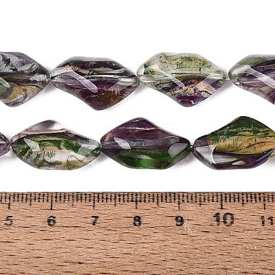 Handmade Lampwork Beads Strands LA-N046-02C-1
