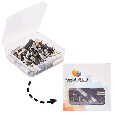 Alloy Aglets for Shoelaces PALLOY-PH0013-40-WH-1