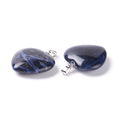 Natural Sodalite Pendants G-G956-B39-FF-1