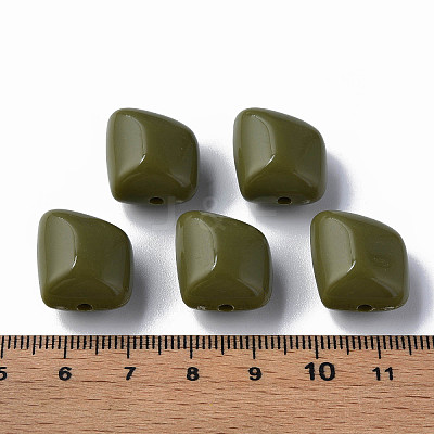 Opaque Acrylic Beads MACR-S373-15A-A11-1