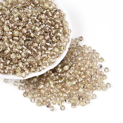 Picasso Baking Paint Glass Seed Beads SEED-N007-35A-1