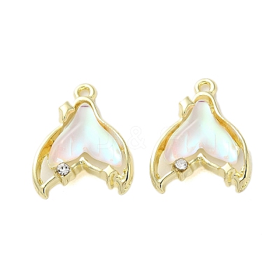 Rack Plating Alloy Pendants FIND-C062-07G-1