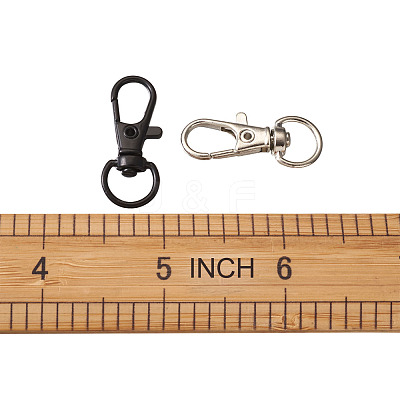 Alloy Swivel Lobster Claw Clasps PALLOY-CD0001-04-1