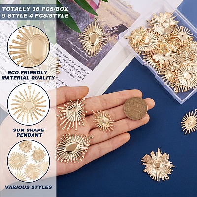 DIY Pendant Jewelry Making Finding Kit DIY-KS0001-21-1