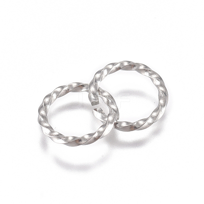 Wholesale 304 Stainless Steel Twisted Jump Rings - Jewelryandfindings.com