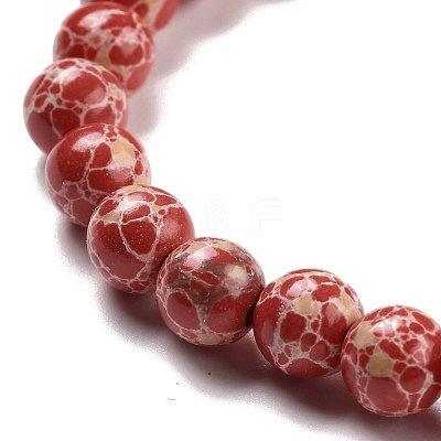 Synthetic Imperial Jasper Beads Strands G-E568-01A-04-1