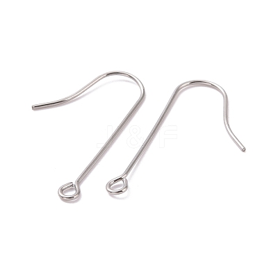 Tarnish Resistant 316 Surgical Stainless Steel Earring Hooks STAS-E027-02B-P-1