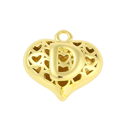 Hollow Brass Pendants for Valentine's Day KK-M289-03D-G-1