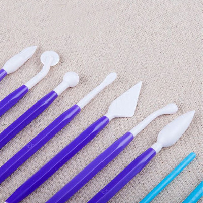 Plastic Clay Tool Sets AJEW-L072-25-1