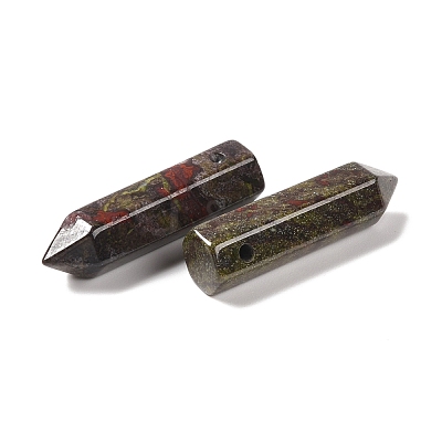 Natural Dragon Blood Pointed Pendants G-D460-01J-1