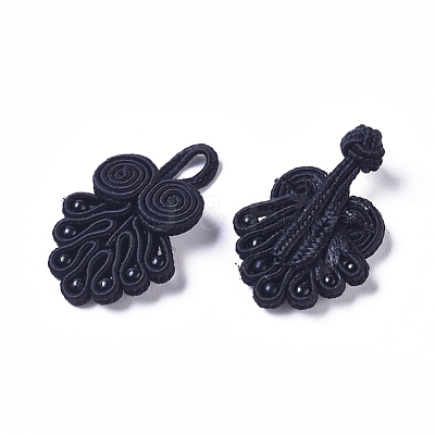 Handmade Chinese Frogs Knots Buttons Sets BUTT-WH0014-29E-1
