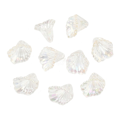 Transparent Acrylic Bead Caps OACR-G054-03A-1