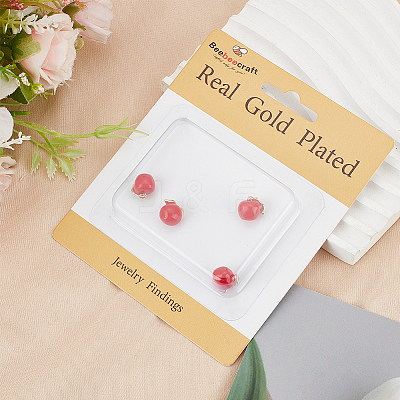 4Pcs Brass Enamel Charms KK-BBC0010-01-1