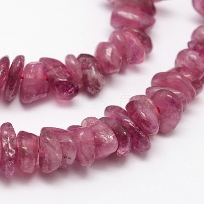 Chips Natural Tourmaline Beads Strands LS-G-N0164-04B-1