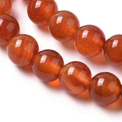 Natural Agate Beads Strands G-I261-B01-8mm-1