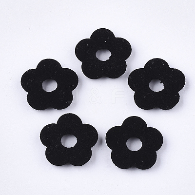 Flocky Acrylic Bead Frames X-OACR-T005-05-01-1