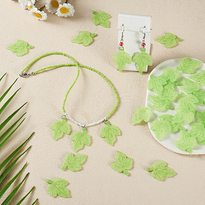 50G Frosted Acrylic Pendants FACR-TADJ0001-01C-1