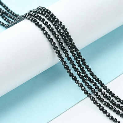 Natural Black Tourmaline Beads Strands LS-G-F748-Y01-01-1