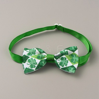 Adjustable Cloth Pet Bow Ties AJEW-WH0258-563C-1