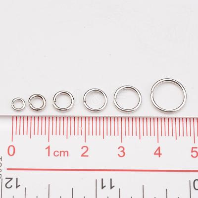 1600 pcs Iron Open Jump Rings IFIN-MSMC010-04P-1