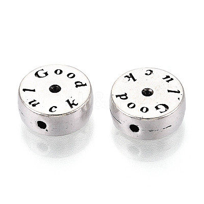 Tibetan Style Alloy Beads TIBE-N013-14AS-1