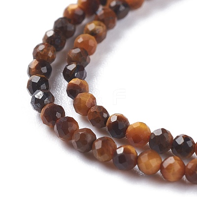 Natural Yellow Tiger Eye Beads Strands G-A026-A15-2mm-1