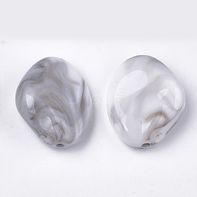 Acrylic Beads OACR-S029-023-1