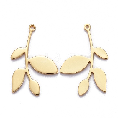 Brass Pendants KK-Z009-12G-1