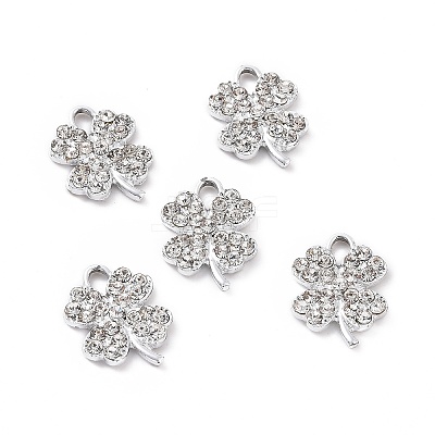 Alloy Crystal Rhinestone Pendants ALRI-C008-41P-1