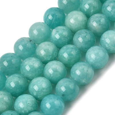 Natural Amazonite Beads Strands GG-CBA54CC-B01-10mm-1