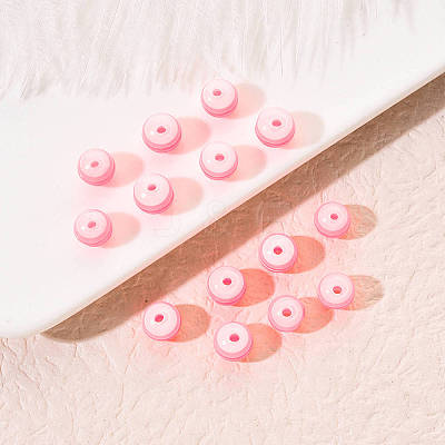 50Pcs Transparent Stripe Resin Beads RESI-YW0001-02F-1