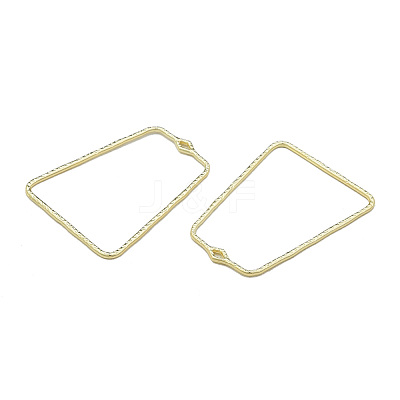 Alloy Open Back Bezel Pendants PALLOY-T085-04LG-1