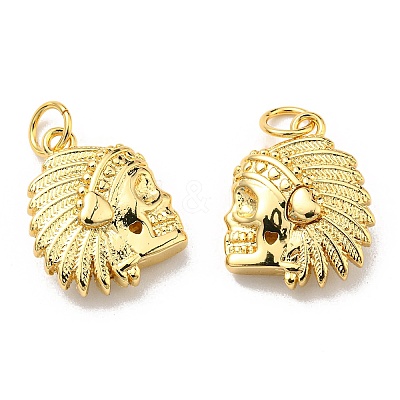 Rack Plating Brass Pendants KK-D026-04G-1