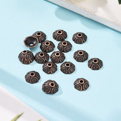Tibetan Style Bead Caps RLF0652Y-1