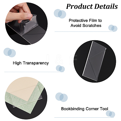 1Pc Acrylic Book Binding Correcting Tools TOOL-FG0001-12-1