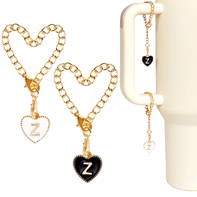 2 Sets Alloy Enamel Cup Pendant Decorations HJEW-SC0001-56Z-1