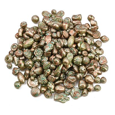 Antiqued Acrylic Beads AC-CBAAA05-01B-1