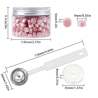 Sealing Wax Particles Kits for Retro Seal Stamp DIY-CP0003-50L-1