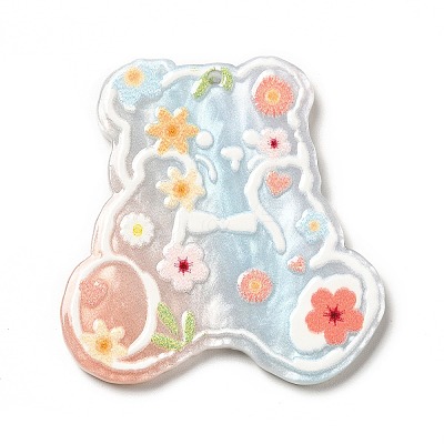 Printed Opaque Acrylic Pendants SACR-G031-01C-1