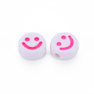 Opaque Acrylic Beads MACR-N008-55-C03-1