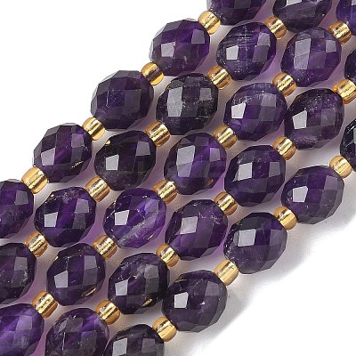 Natural Amethyst Beads Strands G-F809-A32-01-1