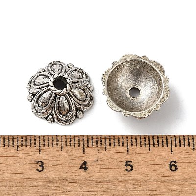Mixed Style Tibetan Style Alloy Bead Caps TIBE-O006-26A-1