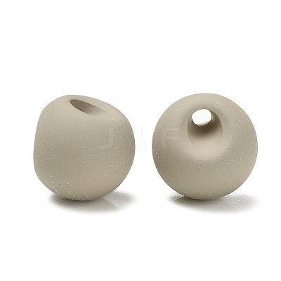 Rubberized Acrylic Beads OACR-G012-05I-1