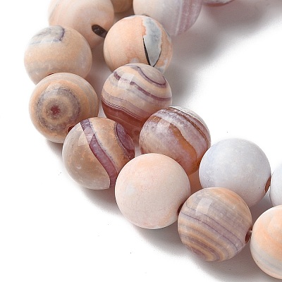 Natural Fire Crackle Agate Beads Strands G-G190-A01-01-1