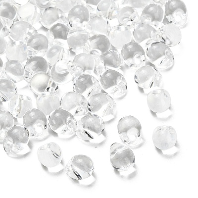 Imitation Crystal Transparent Acrylic Beads TACR-K005-01B-1