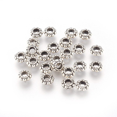 Tibetan Style Alloy Spacer Beads LF1565Y-1