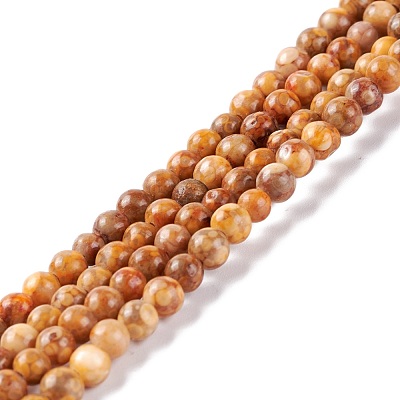 Natural Maifanite/Maifan Stone Beads Strands G-P451-01C-C-1