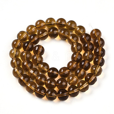 Transparent Glass Beads Strands GLAA-T032-T8mm-23-1