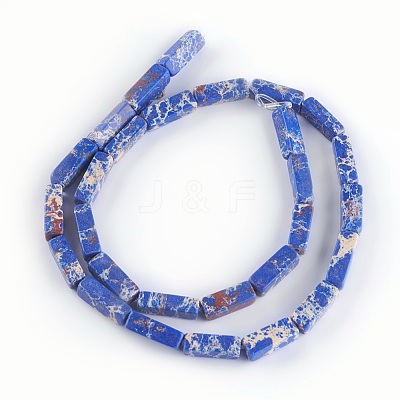 Synthetic Imperial Jasper Bead Strands G-E508-02D-1